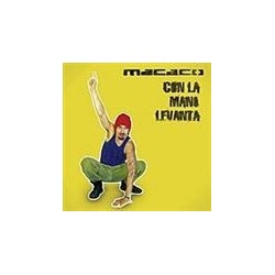 Macaco Con la mano levanta...