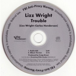Lizz Wright Trouble promo cd