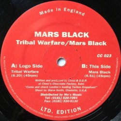 Mars Black Tribal Warfare /...